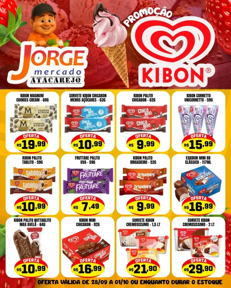 Ofertas desta “Quarta-feira” no Jorge Mercado Atacarejo